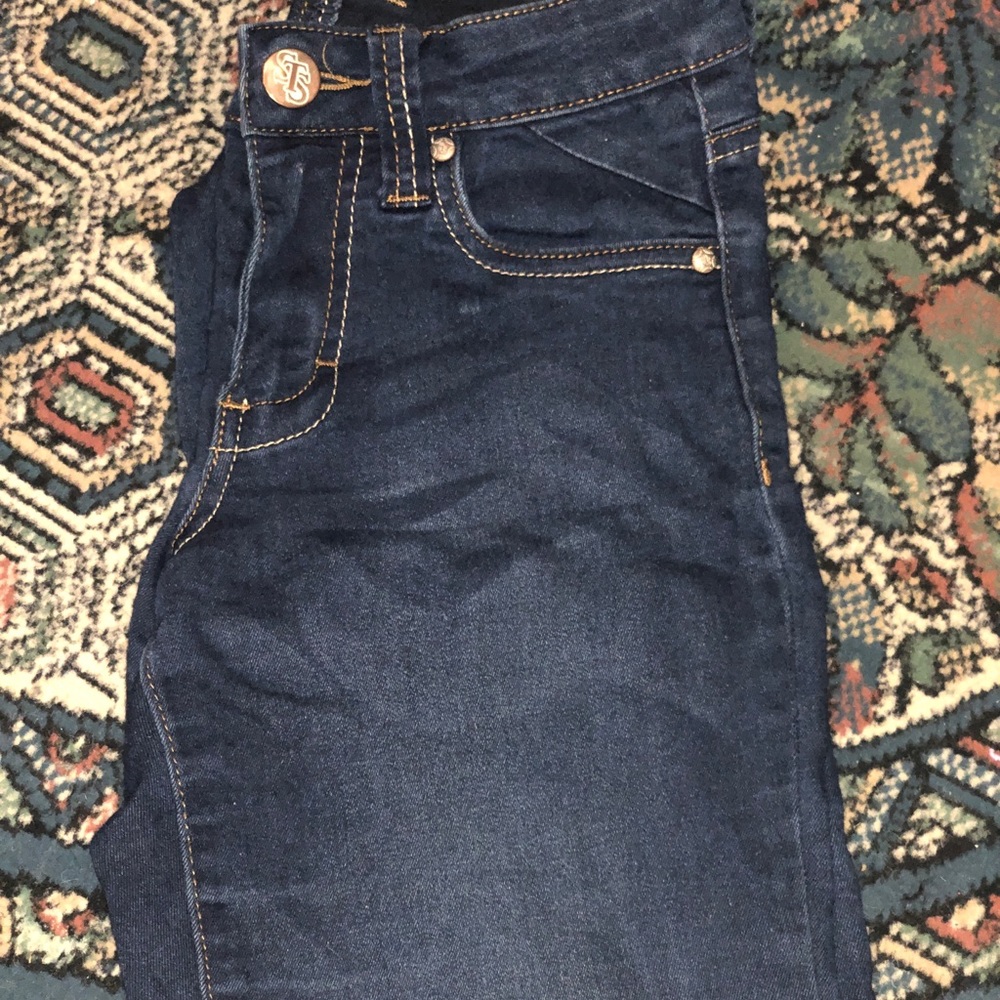 STS Blue dark wash skinny leg jegging